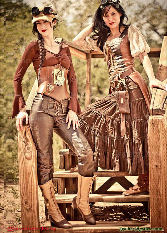 steampunk leather pants